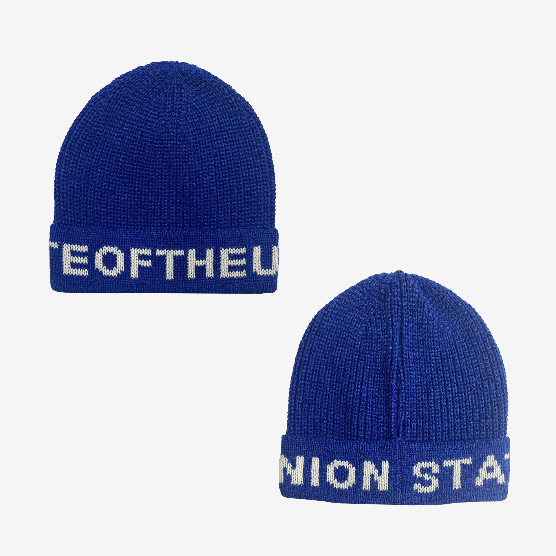 State Of The Union Beanie in Blue